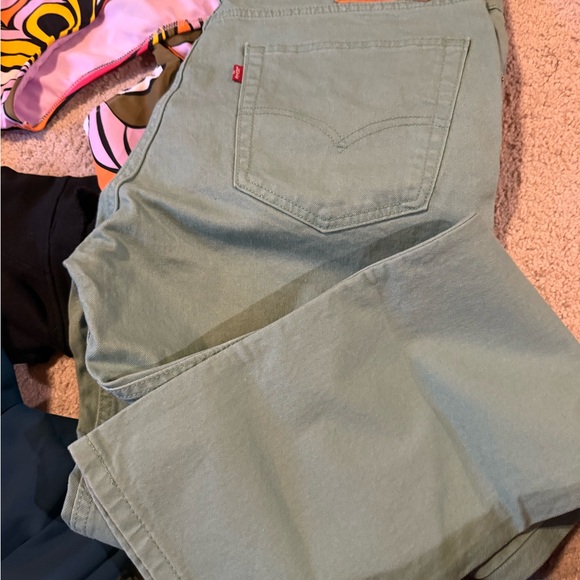 Levi's 511 Slim Fit Teal Pants - Picture 4 of 4